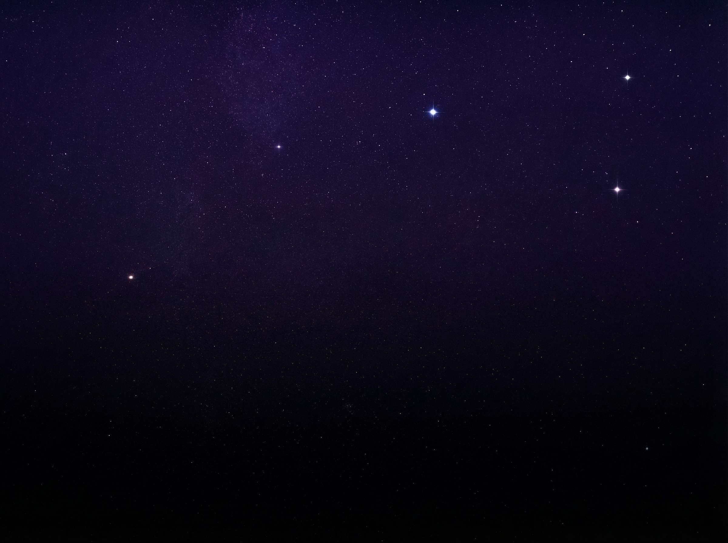 Night Sky Footer Background