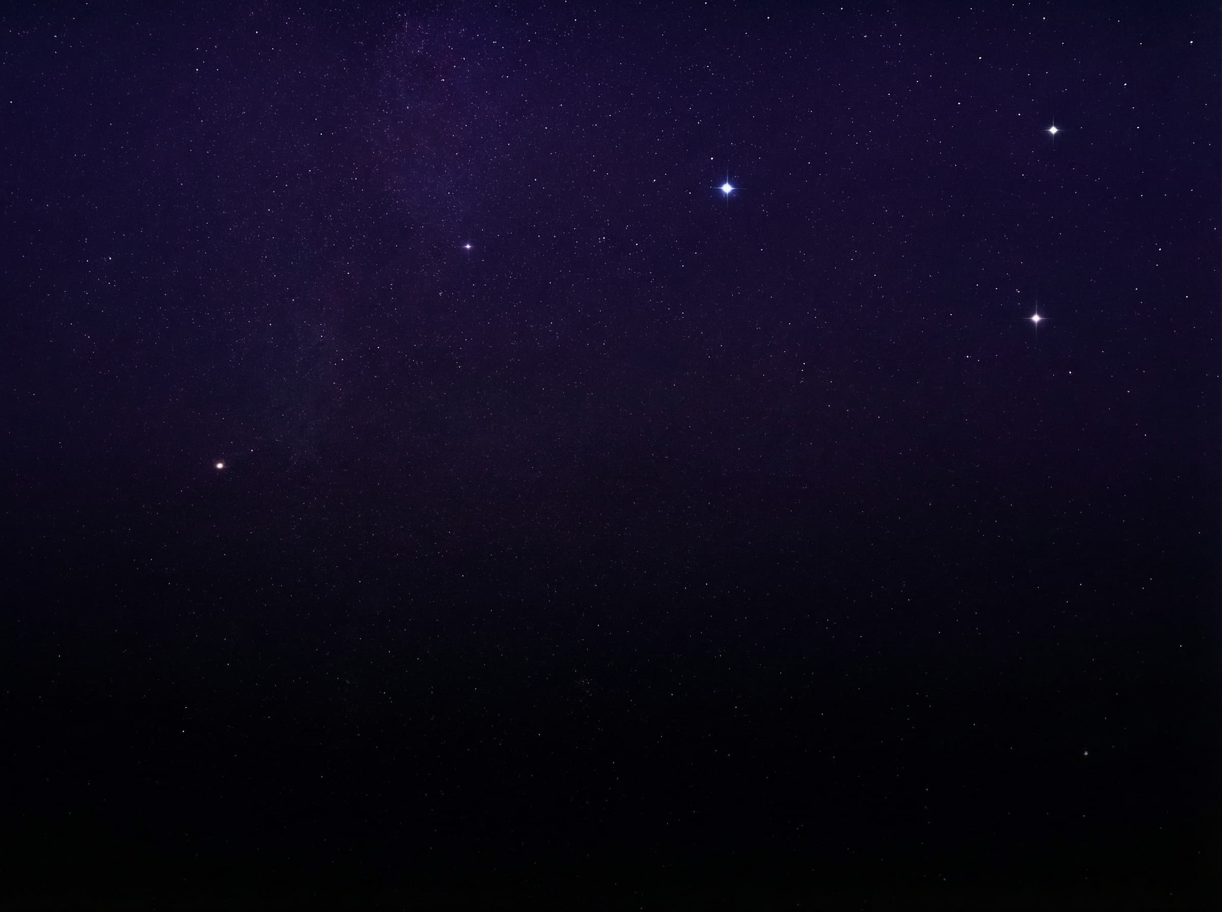 Night Sky Footer Background